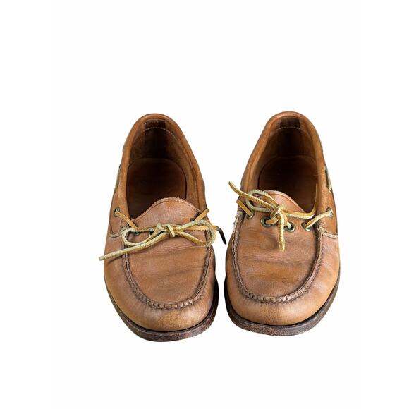 Polo Ralph Lauren Leather Boat Shoes Mens Size 8.5 Brown Deck Shoes main image 11